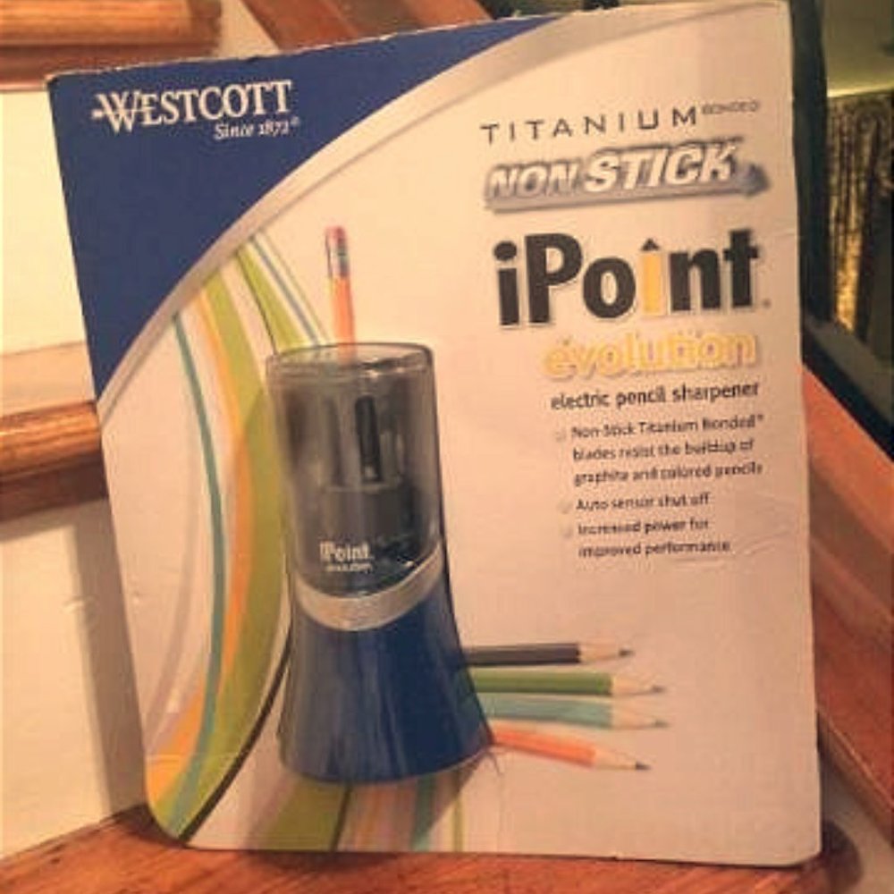 Westcott iPoint Evol. Electric Pencil Sharpener, New-in-Pack